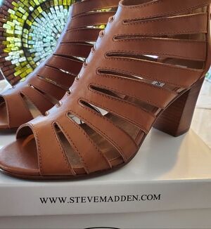 Steve Madden Brown Strappy Heels